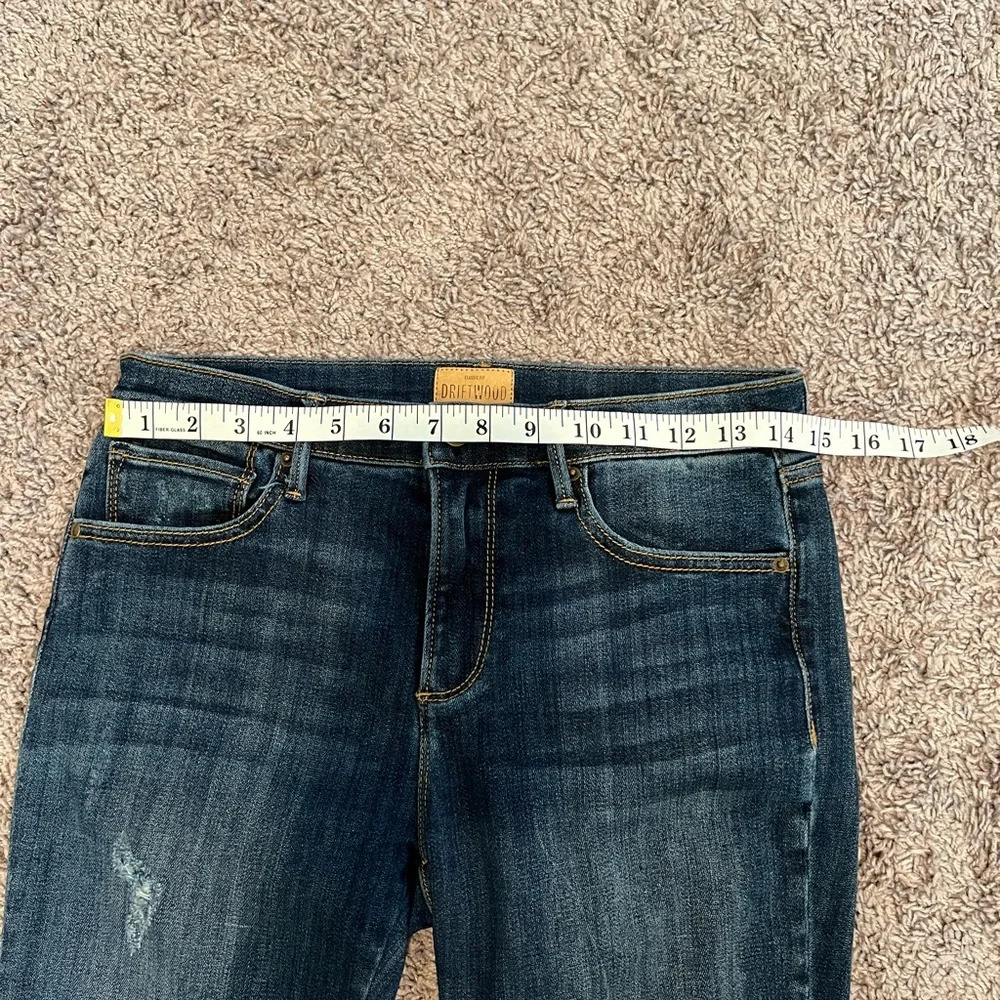 Driftwood women’s Jackie embroidered skinny jeans size 27 - Picture 9 of 10